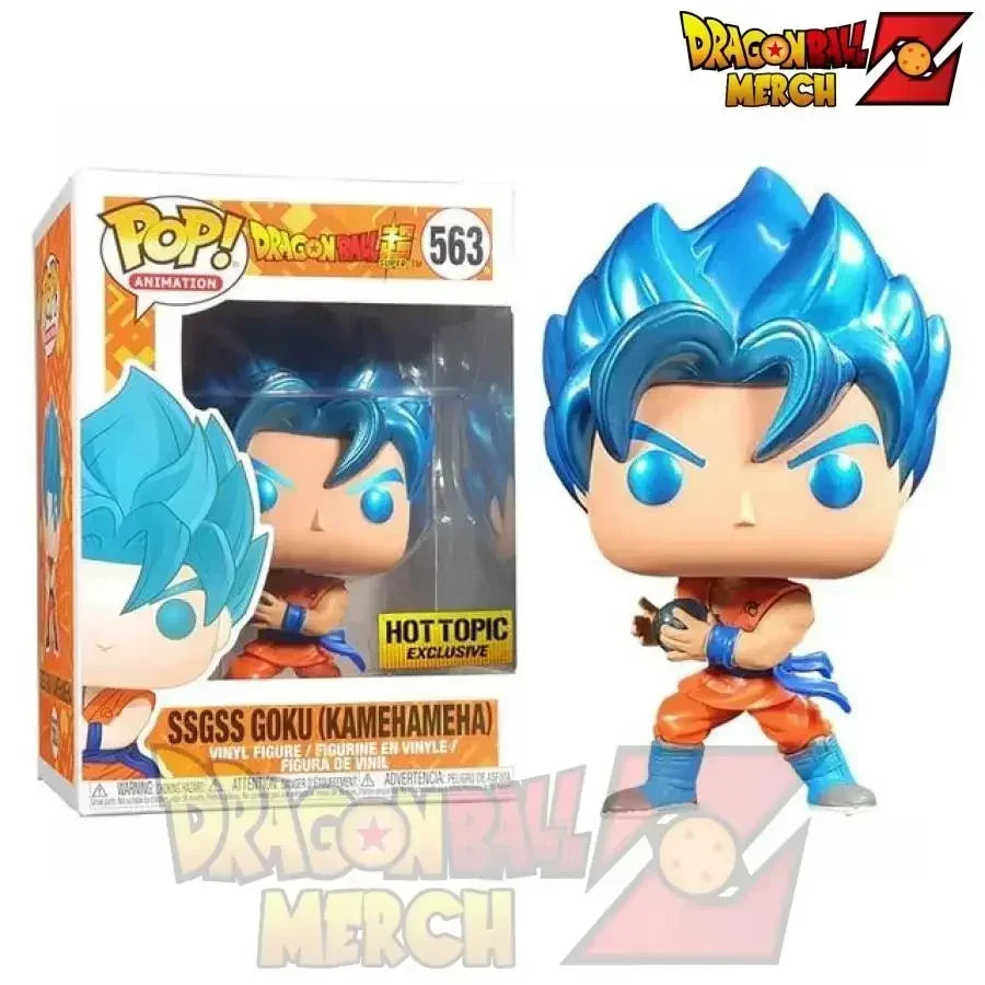Funko POP Dragon Ball Z: Goku Super Saiyan, Vegeta, Trunks e Krillin in figure form, dettagli e colori vivaci.