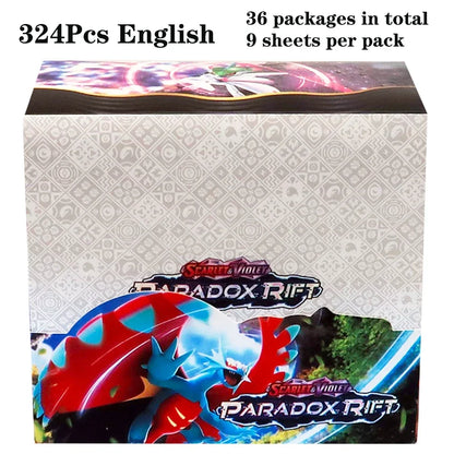 Booster Box Misti Pokemon Carte Collezionabili Otaku Family Store, 36 buste da 9 carte, edizione inglese, 324 carte totali