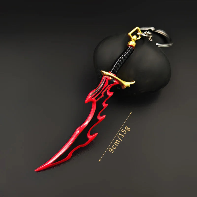 Portachiavi gadget Spada "Knight Killer" Solo Leveling con dettagli in metallo e design ispirato alla serie anime.