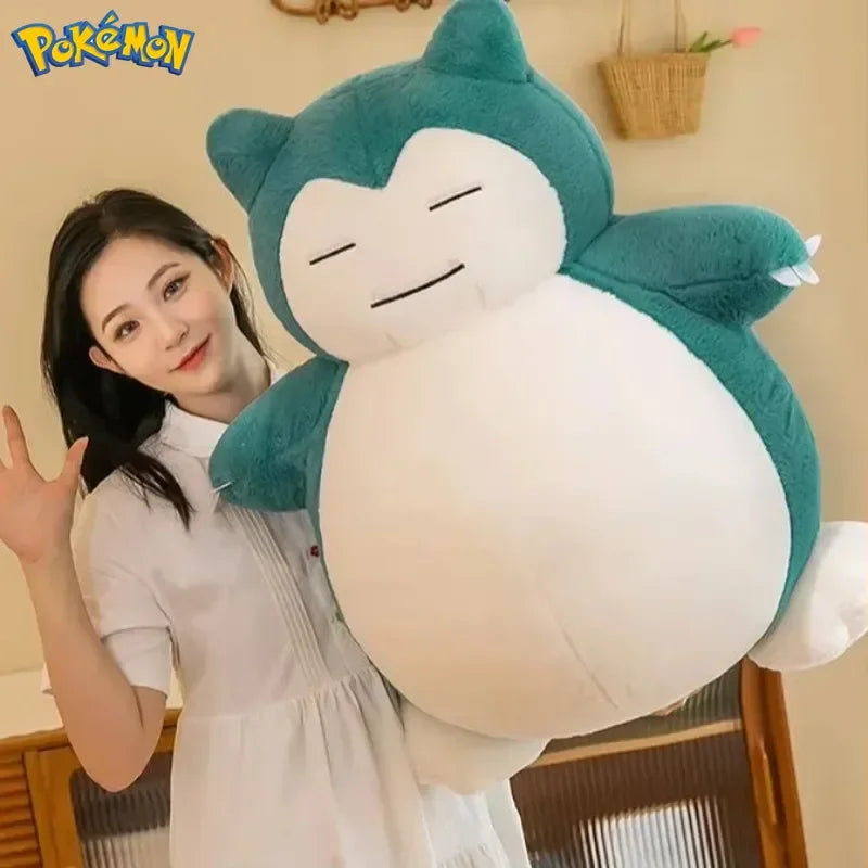Peluche Snorlax gigante da 30, 45 o 60 cm, morbido e carino, marca Otaku Family Store, perfetta per i fan di Pokémon.