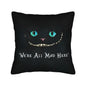 Copripiumino a tema Alice nel Paese delle Meraviglie con Gatto Cheshire, cotone poliestere, decorativo, 45x45 cm, stile carino.