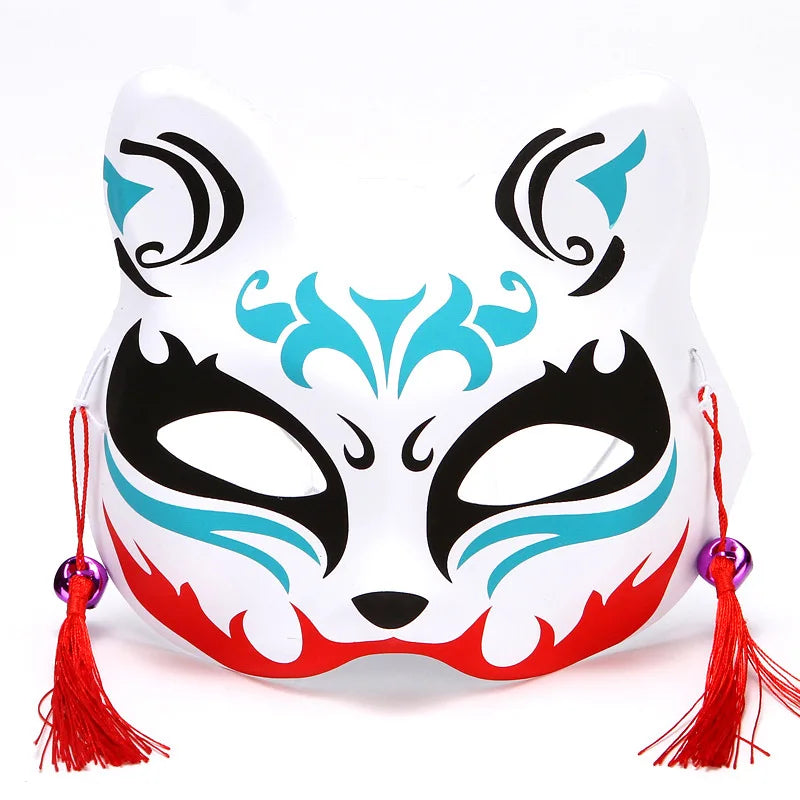 Maschera leggera con viso di volpe per cosplay, accessorio per capelli e costume di Halloween, di Otaku Family Store Online