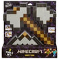 Spada e piccone 2-in-1 in plastica per cosplay Minecraft My World, figura d'azione con asce e pala trasformabili, modello Otaku Family.