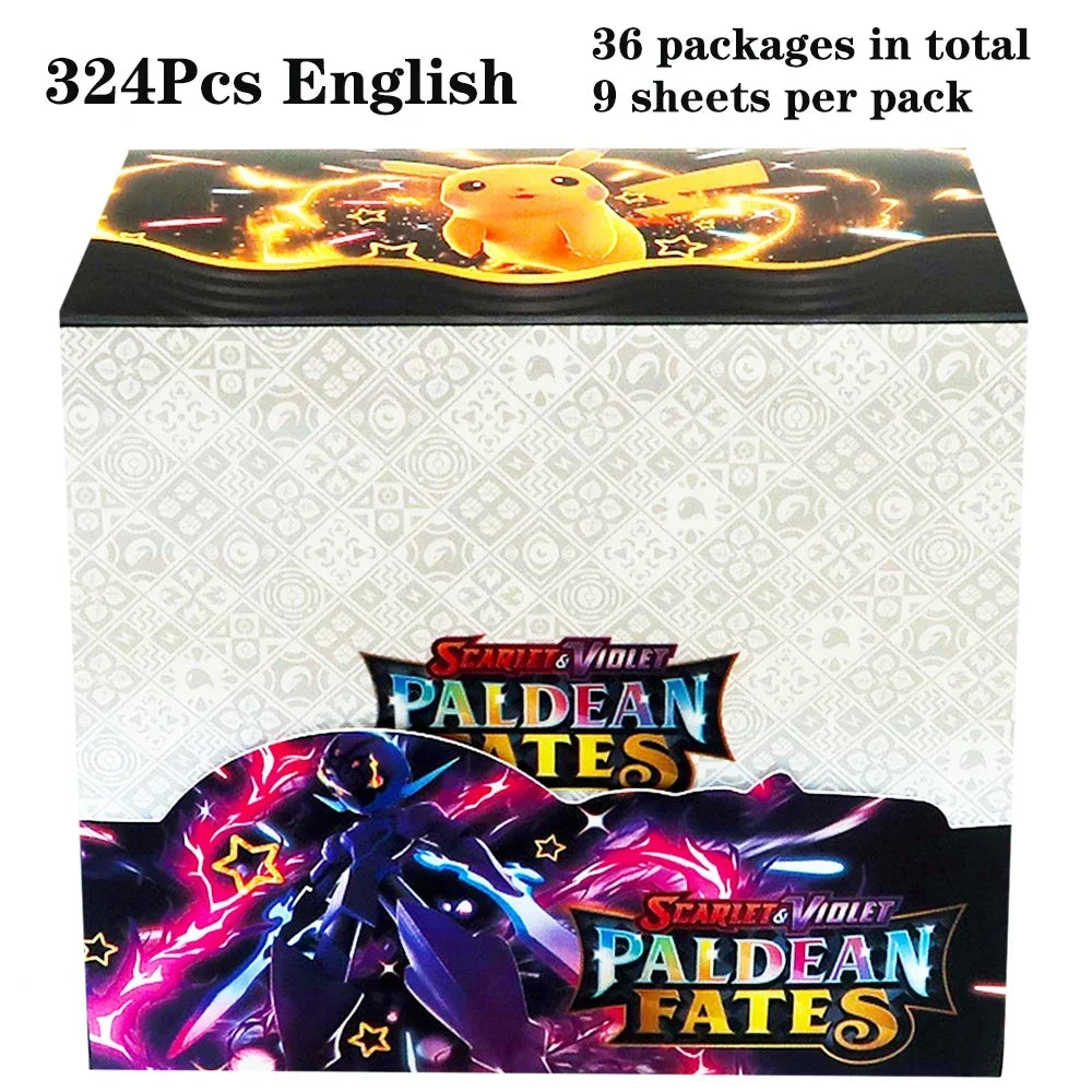 Booster Box Misti Pokémon Carte Collezionabili Otaku Family Store con 36 buste da 9 carte, edizione inglese, 324 carte totali