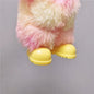 Giacca imbottita invernale Labubu, vestito con cappuccio in pile, per bambole da 15-17 cm, marca Otaku Family Store.