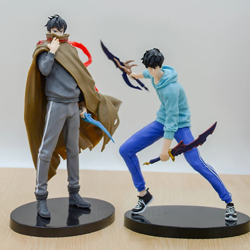 Figura di Igris, il Comandante Rosso Sangue, della collezione Special di Solo Leveling, con dettagli artistici e pose dinamiche.