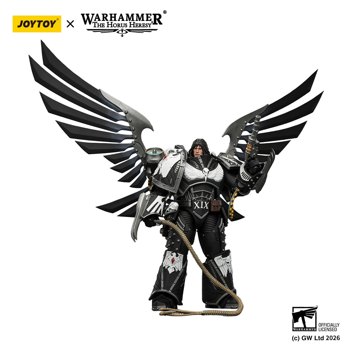 Action figure Corvus Corax della Warhammer Horus Heresy, modello 1/18 della linea Otaku Family Store Online, dettagliata e articolata.