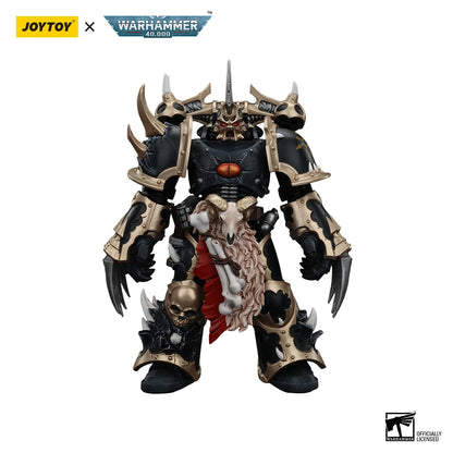 Action figure Warhammer 40K Abaddon the Despoiler e Death Guard in armatura Primus, set di 3 pezzi, modello dettagliato.