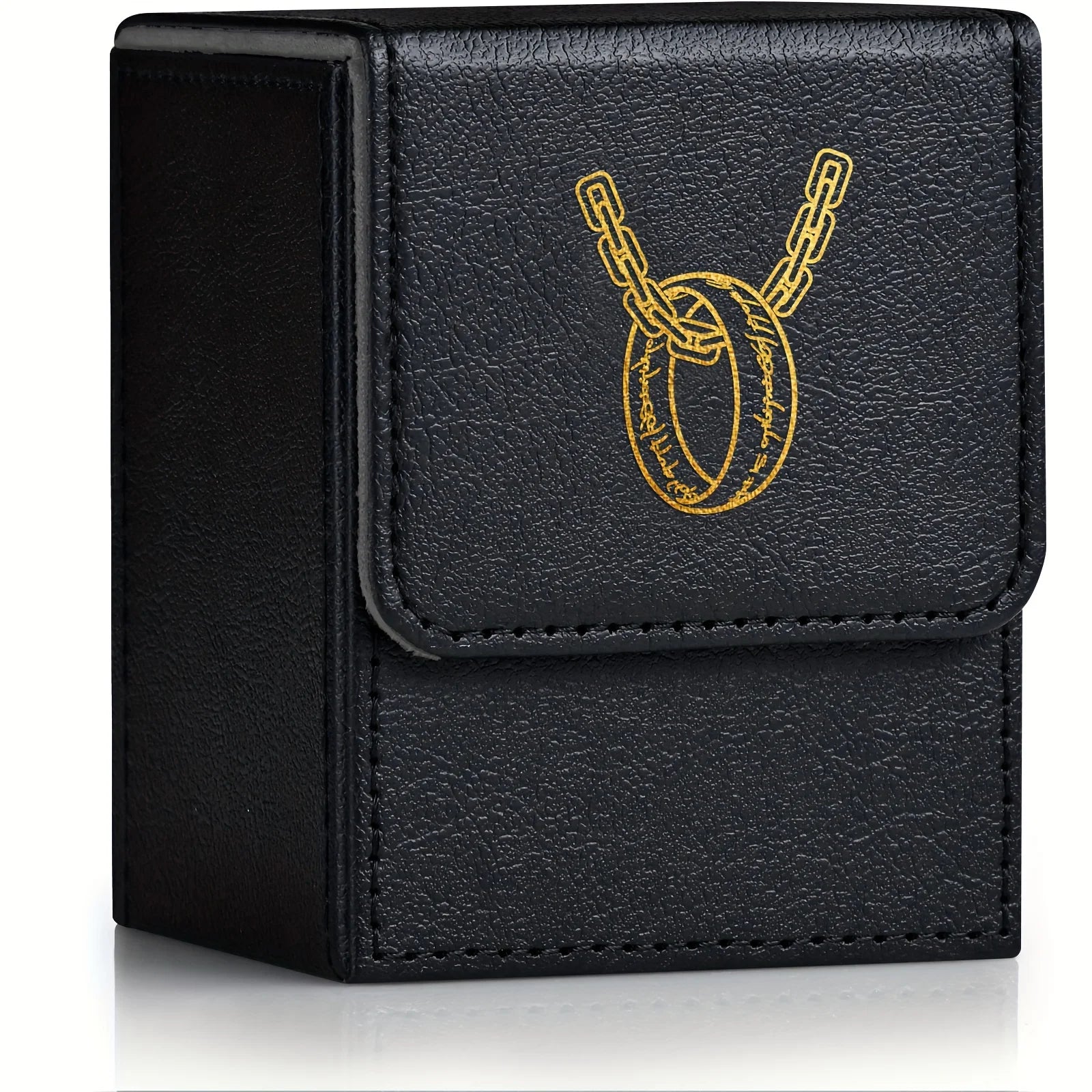 Scatola porta carte in pelle PU Otaku Family Store, capienza 100+ carte singole, ideale per Magic, Yu-Gi-Oh! e Commander.