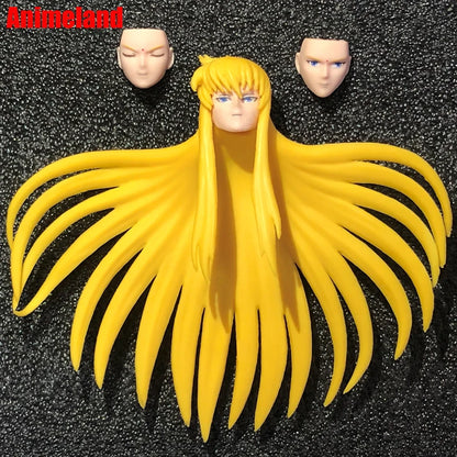 Figura d'azione JModel Saint Seiya Myth Cloth EX Virgo Shaka con armatura dorata, dettagliata e in posizione dinamica.