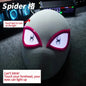 Maschera Spiderman in tessuto spandex con occhi mobili, maschera cosplay di Peter Parker per Halloween, marca Otaku Family Store.