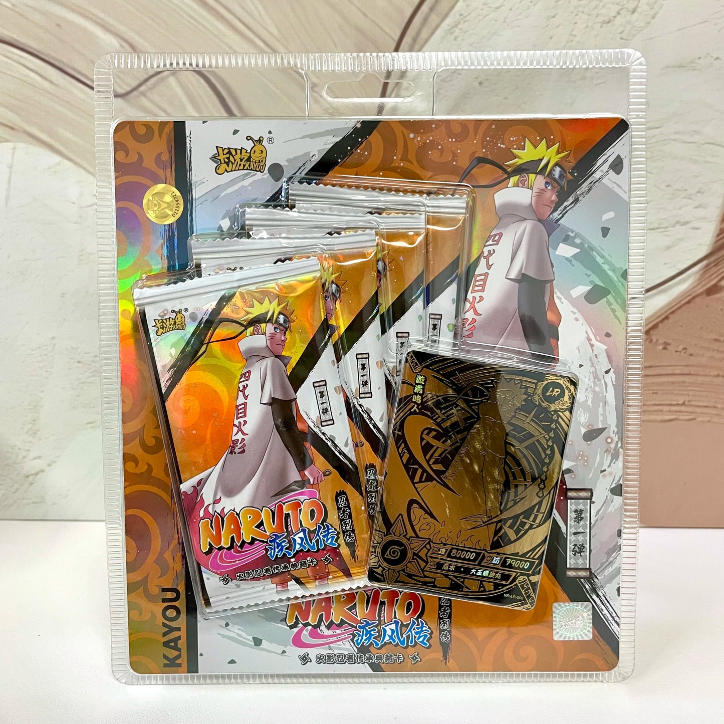 Booster box di carte Naruto KAYOU della collezione Naruto Card Collection, ottimo per collezionisti e appassionati.