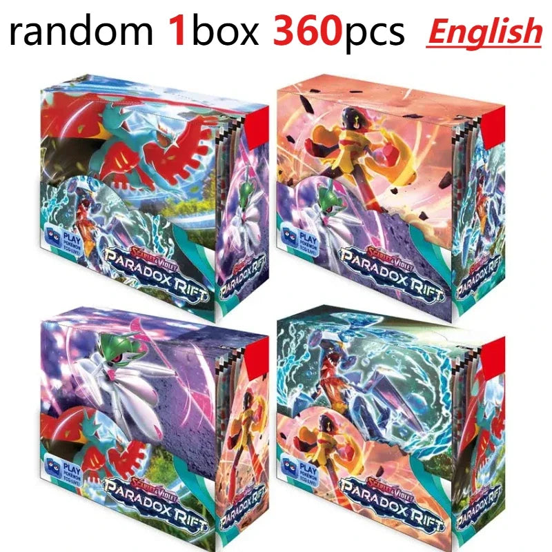 Booster Pokémon TCG Scarlet & Violet Prismatic Evolutions 151, 36 buste di carte in lingua inglese, con immagini di Pokémon colorati.