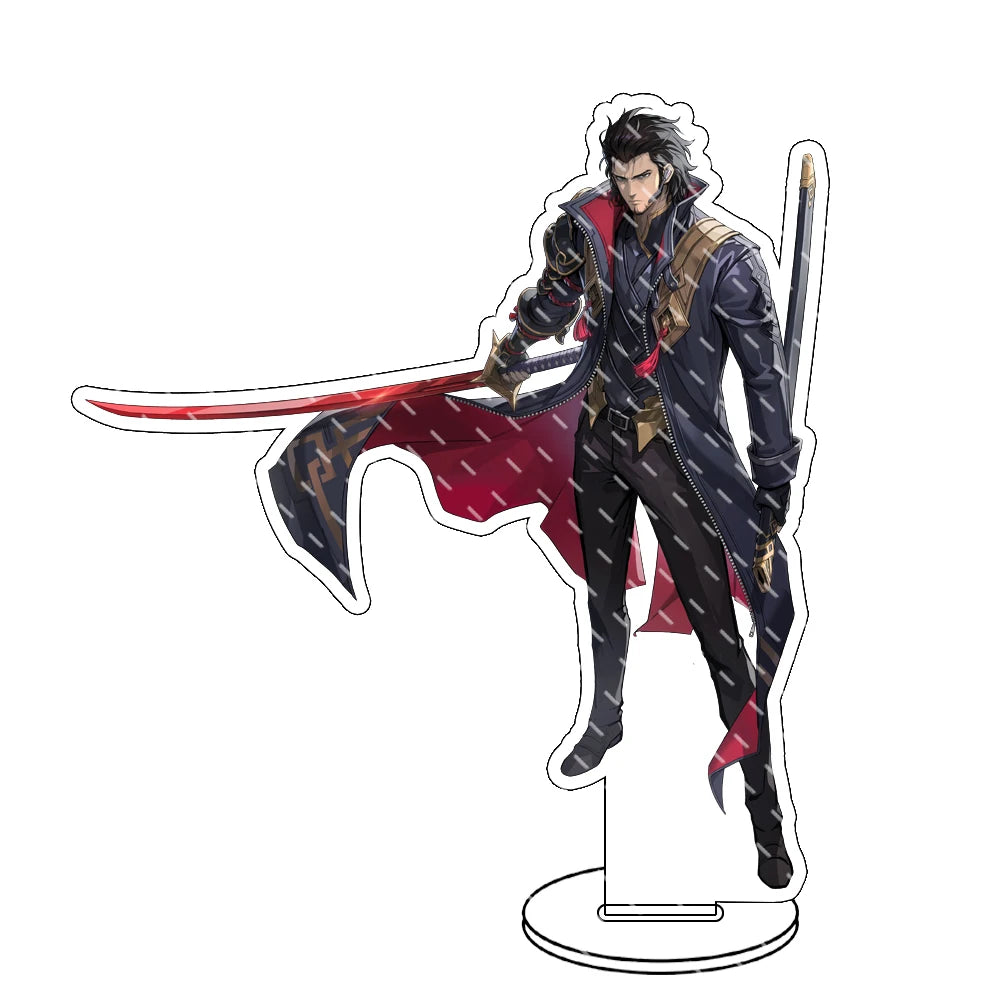 Supporto in acrilico Solo Leveling con figura di Sung Jin-Woo, gadget collezionabile Otaku Family Store Online.