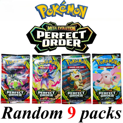 Immagine di un set di carte Pokémon Mega Evolution PERFECT ORDER Series, bundle di bustine di carte di Otaku Family Store Online