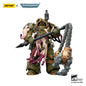 Action figure Warhammer 40K Abaddon the Despoiler e Death Guard in armor Primus, modello 1/18, con tre pezzi e dettagli ricchi