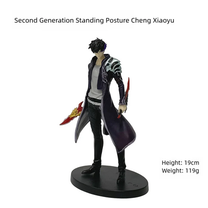 Figura d'azione Sung Jinwoo COLLECTION – Solo Leveling, versione anime, PVC alta 18cm, dettagliata e realistica.