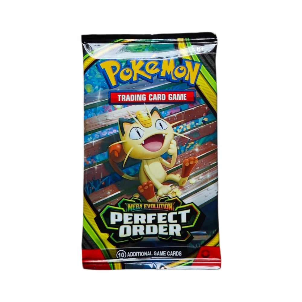 Pacchetto di carte Pokemon Mega Evolution PERFECT ORDER Series in scatola, con carte collezionabili Otaku Family Store Online
