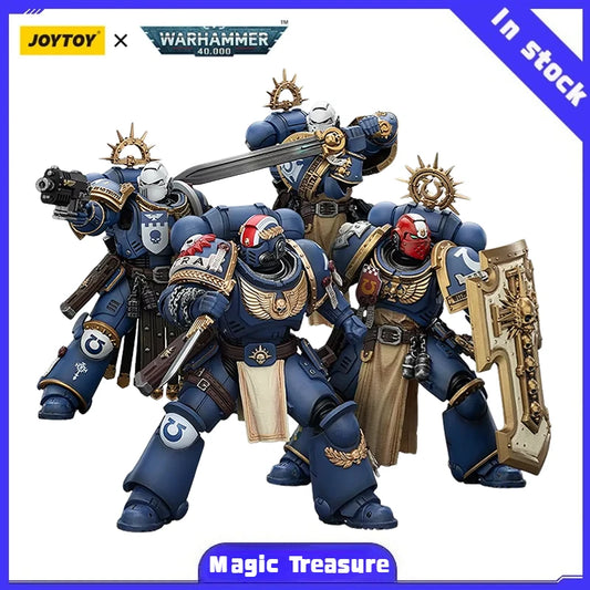 Action figure Warhammer 40K Ultramarines Titus con laurels di vittoria, dettagliato modello Otaku Family Store Online