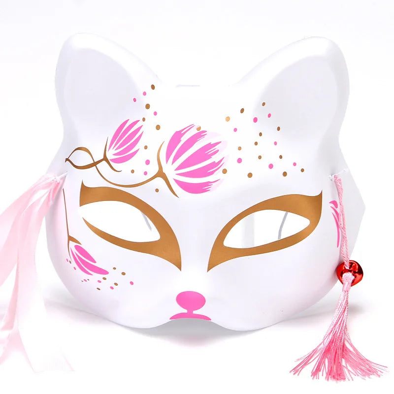 Maschera facciale Fox Leggera per cosplay, accessorio animale, copertura viso per Halloween, con dettagli realistici e pelliccia sintetica