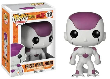 Funko POP Dragon Ball Z Super Saiyan Goku, Vegeta, Trunks e Krillin, figure in stile collezione, dettagli vivaci e personaggi iconici.