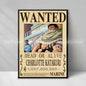 Figura d'azione One Piece Anime Wanted Notice giallo, decorazione murale di alta qualità, di Otaku Family Store Online.