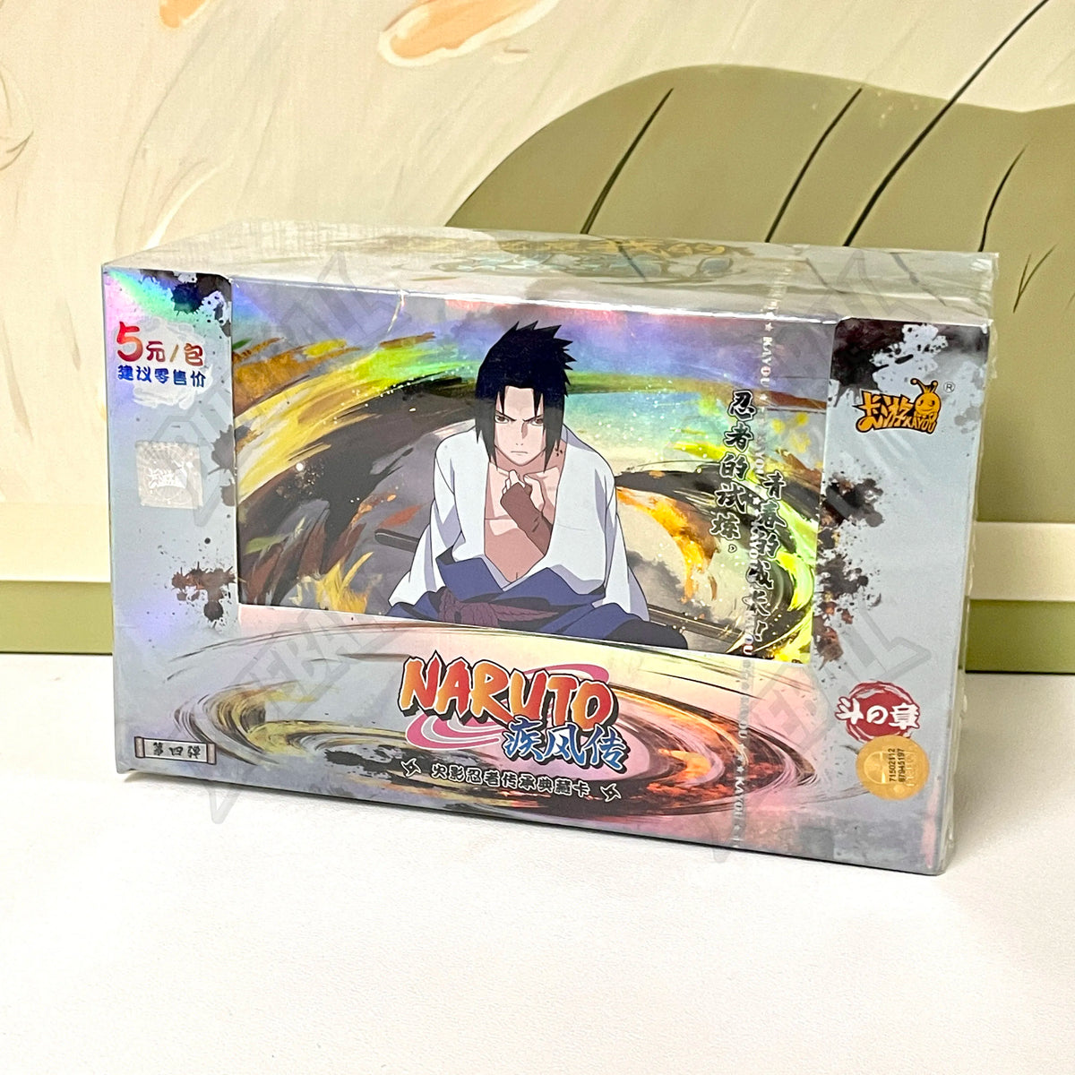 Carte Naruto TCG Kayou Chapter of the Ninja, scatola di carte rare aperta, con carte BP, NR e CR, prodotto Otaku Family Store Online