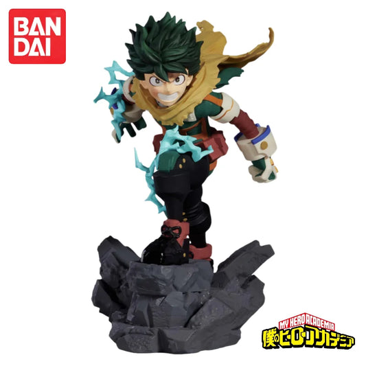 Figura d'azione Bandai My Hero Academia Midoriya Izuku e Shigaraki Tomura, personaggi anime, dettagliata e in stock.