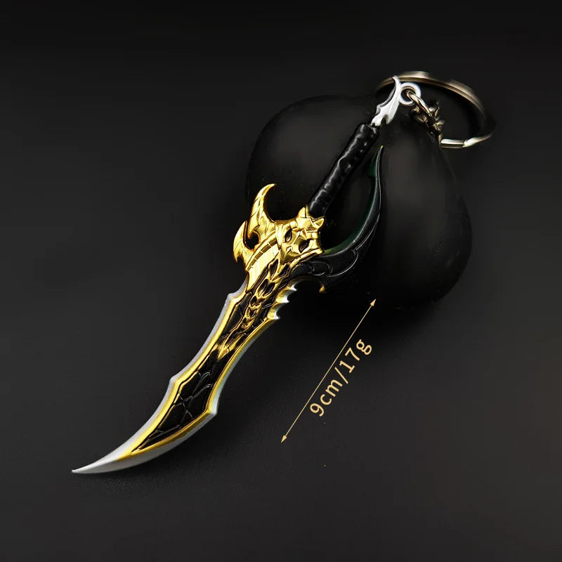 Portachiavi gadget Spada "Knight Killer" di Solo Leveling, con design dettagliato, ideale per collezionisti e fan anime.