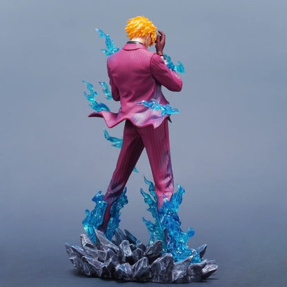 Figura action Sanji di One Piece, 25cm in PVC, statua da collezione, decorazione desktop, giocattoli e regali Otaku.