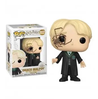 Funko Pop di personaggi Harry Potter, Hermione, Ron, Malfoy, Dumbledore, Hedwig e Fawkes, figure collezione Otaku Family Store.