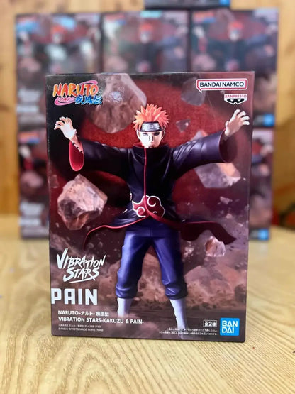 Figura d'azione dell'organizzazione Akatsuki di Naruto, marchio Bandai Banpresto, dettagliata e colorata, collezione completa.
