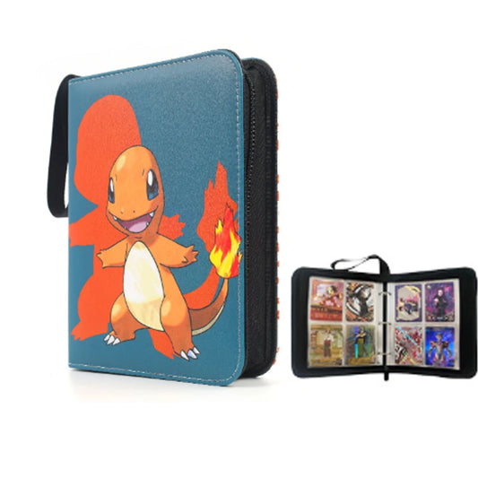 Album di carte Pokémon in borsa in PU con cerniera, porta foto e raccoglitore per carte da collezione Otaku Family Shop
