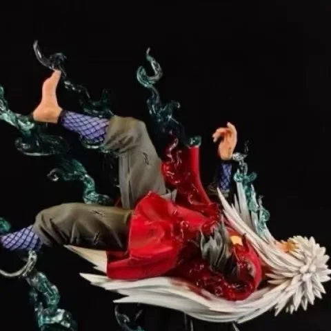 Figura d'azione Jiraiya di Naruto, altezza 25cm, in posa con dettagli realistici, marca Otaku Family Store Online.
