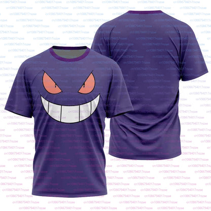 Maglietta Pokémon Pikachu e Snorlax, gadget anime giapponese, con design colorato e dettagli vivaci, ideale per fan di Pocket Monster.