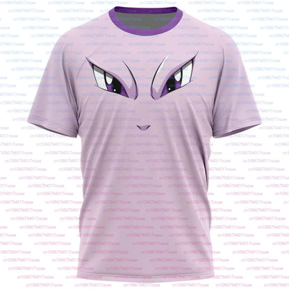 Maglietta Pokémon Pikachu e Snorlax, gadget anime giapponese, con design colorato e dettagli dei personaggi Pokémon.