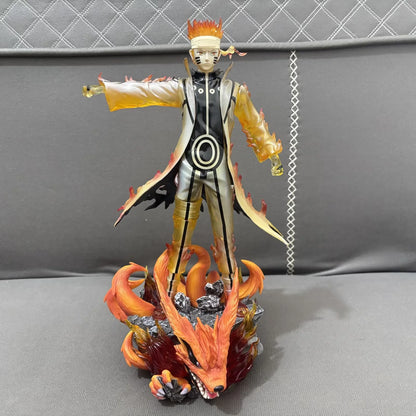 Figura d'azione Naruto Uzumaki padre e figlio, edizione limitata, 31 cm, in PVC, dettagliata e colorata