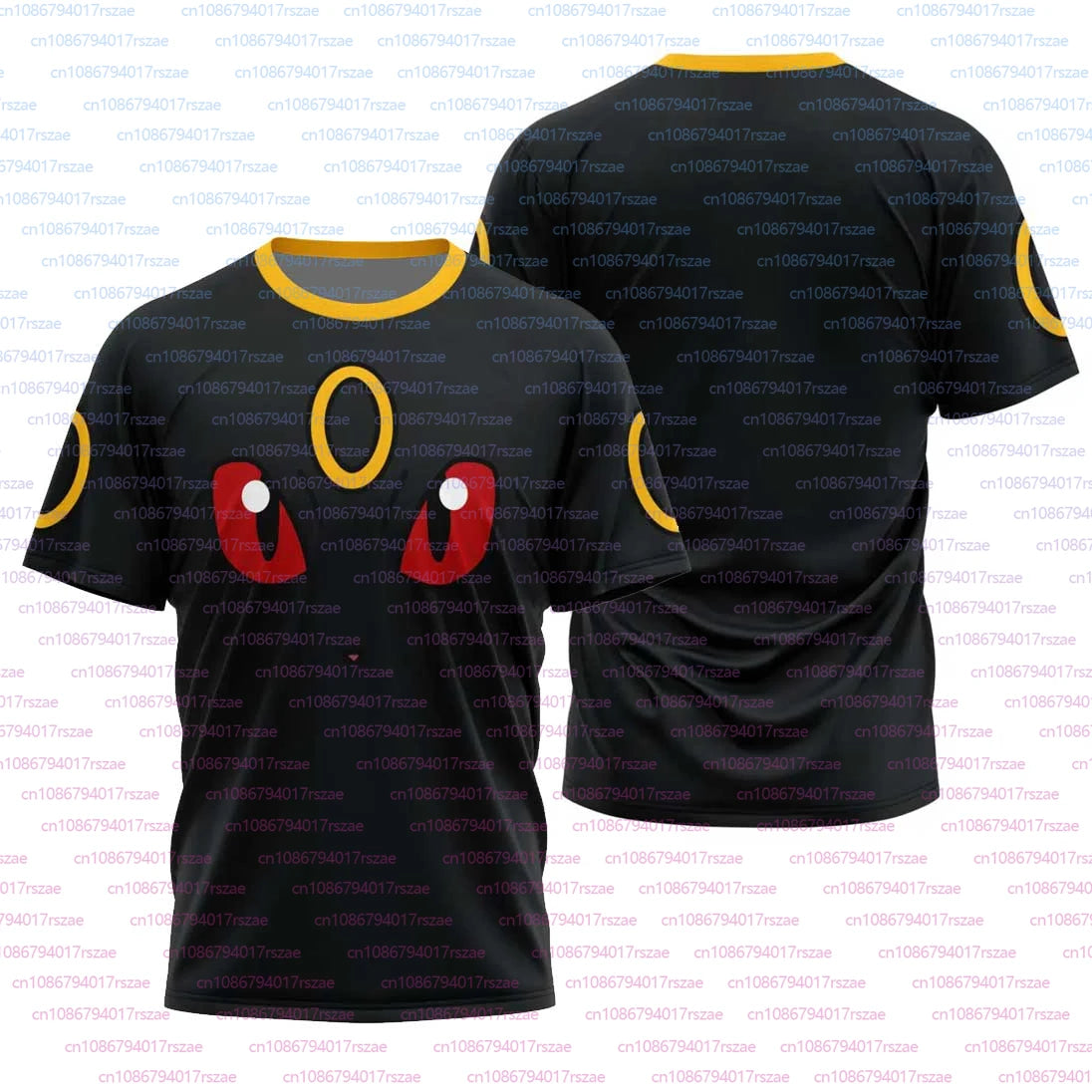 T-shirt Pokémon Pikachu e Snorlax, gadget anime giapponese, con illustrazioni colorate di Pikachu e Snorlax su cotone morbido