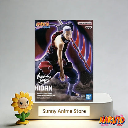 Figura d'azione dell'organizzazione Akatsuki di Naruto, marchio Bandai Banpresto, collezione completa, dettagliata e colorata.