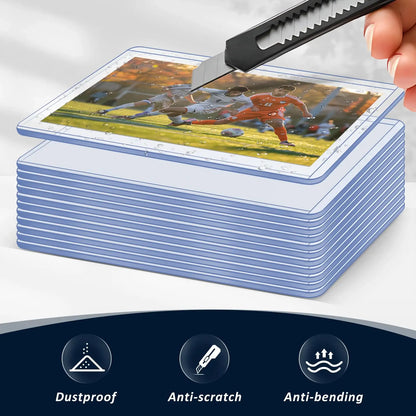 Custodie trasparenti per carte da gioco, set da 100-600 pezzi, protezioni dure e morbide per carte Pokémon e sport, marca Otaku Family.