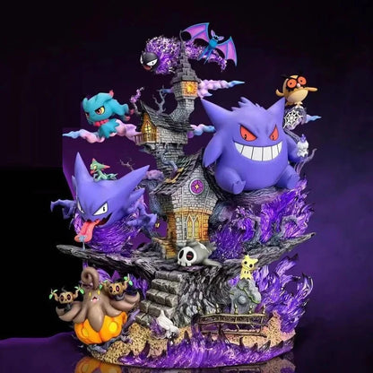 Figura da collezione Gengar Pokémon, action figure in scala 1/6 di 32cm con dettagli realistici e colori vivaci.