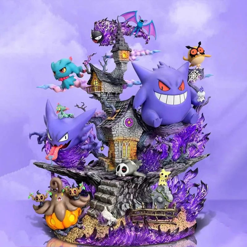 Figura action Gengar Pokémon in scala 1/6, altezza 32cm, dettagliata e realistica, di Otaku Family Store Online.