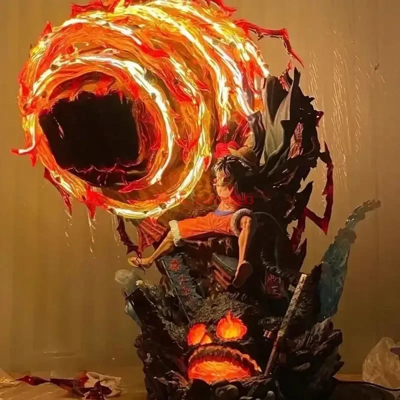 Figura d'azione Rufy — Yehuo Lufei Model LED da 23cm, dettagliata e luminosa, marca Otaku Family Store Online