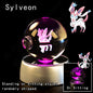 Lampada da notte a forma di sfera cristallo Pokémon con Pikachu, Gengar e Mewtwo, gadget decorativo di Otaku Family Shop Online
