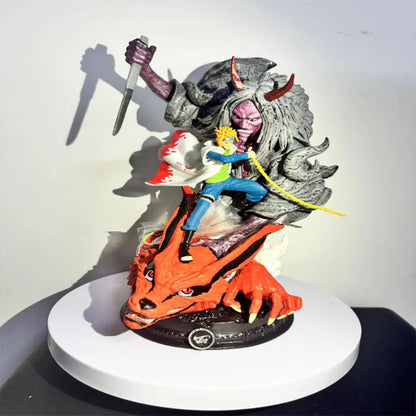 Figura d'azione Minato Namikaze di 21cm da Naruto, senza scatola, in posa con abiti ninja e dettagli accurati.