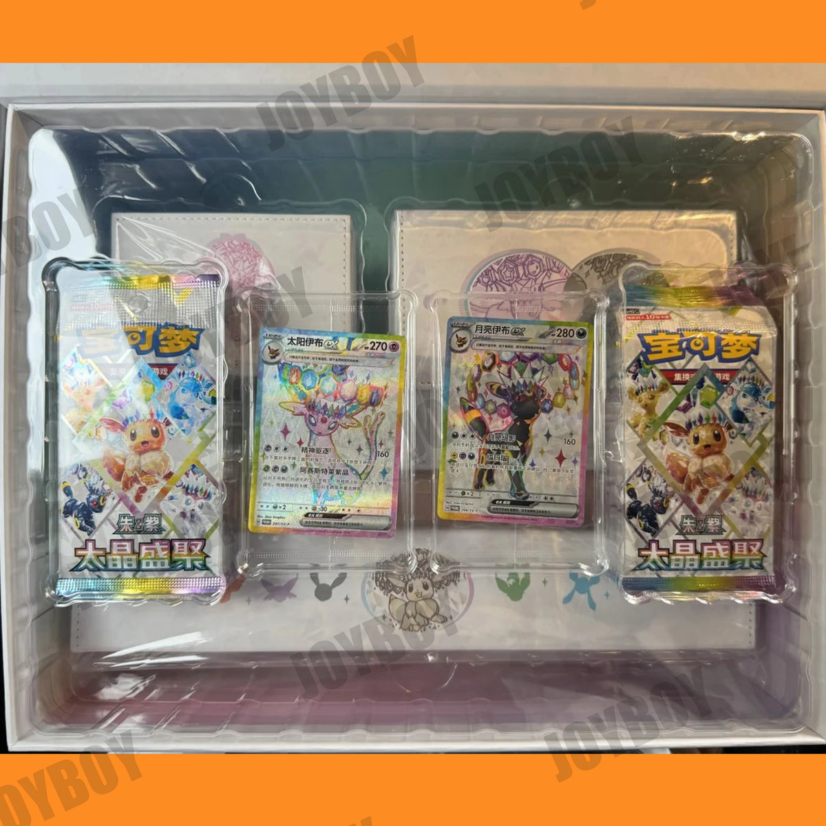 Carte Pokémon EX Eevee Terastal Festival, confezione regalo speciale con carte PTCG e accessori, marca Otaku Family Shop.