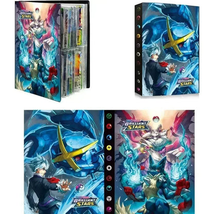Album per carte Pokémon Otaku Family con portacarte Charizard VMAX GX EX, collezione e portadocumenti per bambini