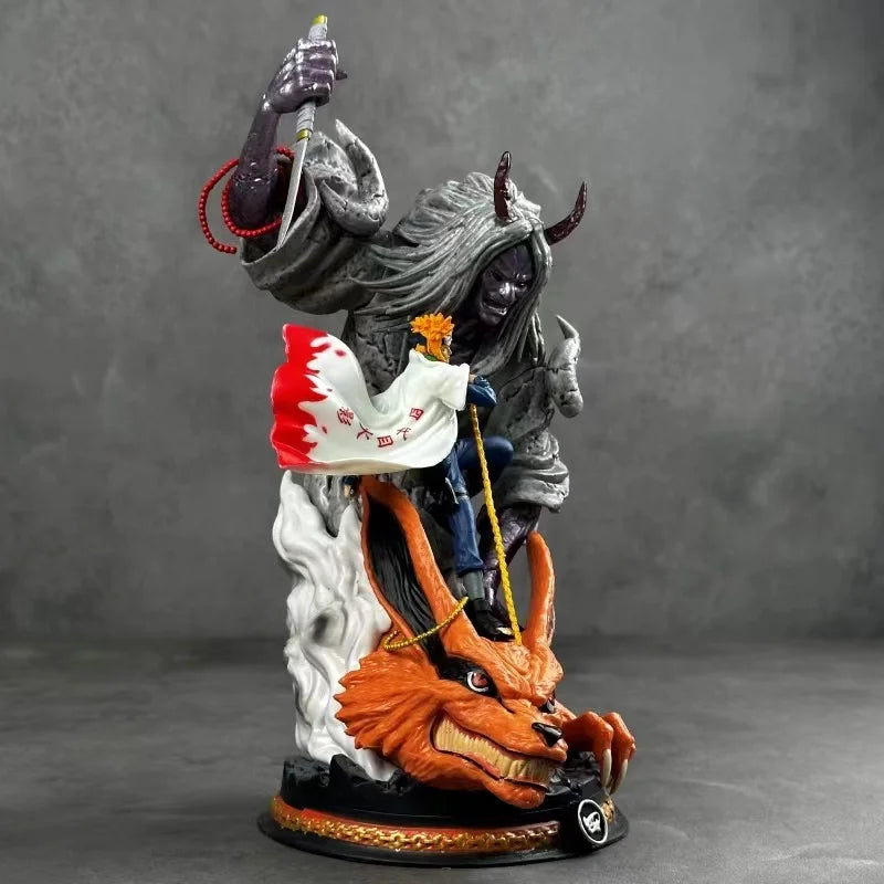 Figura d'azione Minato Namikaze di 21cm da Naruto, dettaglio senza scatola, personaggio con abiti e pose distintive.