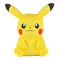 Peluche Pokémon Pikachu, Charizard, Gengar, Squirtle, Espeon, Glaceon e Umbreon, gadget morbido con personaggi anime colorati.