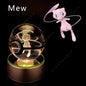 Lampada notturna a sfera Pokémon Crystal con Pikachu, Gengar e Mewtwo, gadget luminoso di Otaku Family Shop Online.